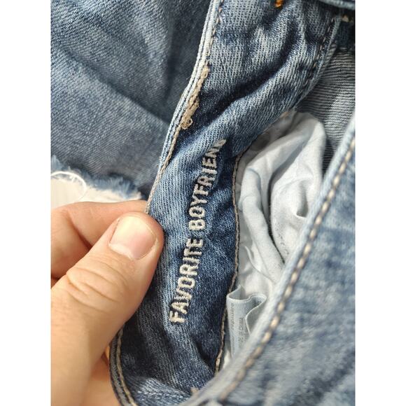 Women's American Eagle Favorite Boyfriend Cutoff Short Shorts Daisy Dukes Size 4 - Picture 4 of 9